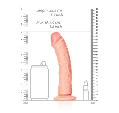 RealRock - Realistyczne dildo z przyssawką 20,5 cm